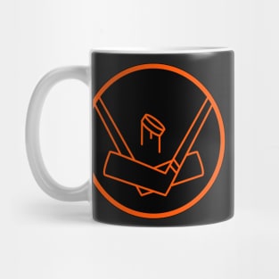 ICE HOCKEY STICK PUCK BATTLE Mug